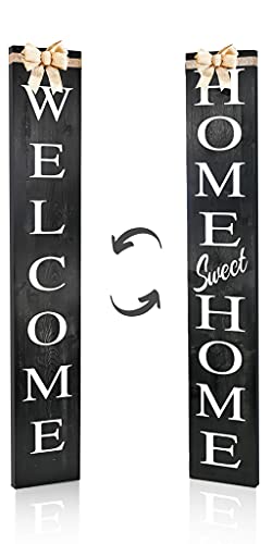 Outdoor Welcome Sign for Front Porch and Door