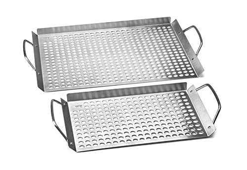 Outset Stainless Steel Grill Topper Grid Set of 2