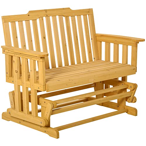 Outsunny 2-Person Patio Swing Glider Bench