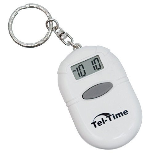 Oval Talking Alarm Clock Keychain