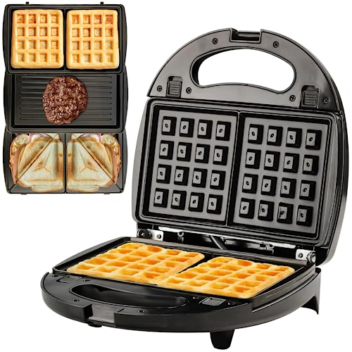  BLACK+DECKER G48TD Waffle Maker, 3-in-1, Silver: Electric Waffle  Irons: Home & Kitchen