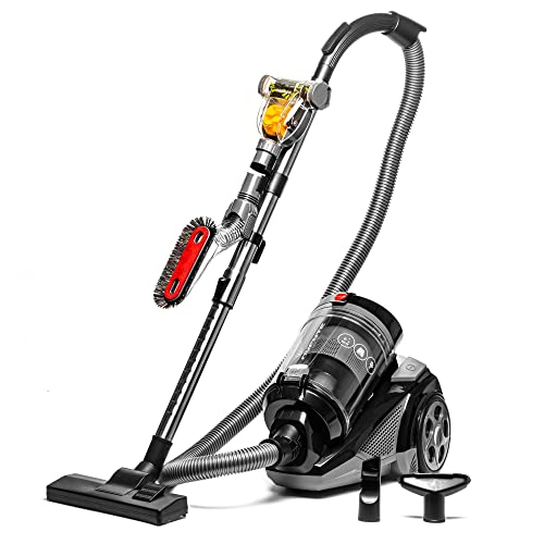 Ovente Electric Bagless Canister Vacuum Cleaner