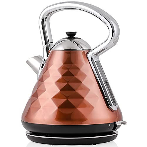 OVENTE Electric Kettle Stainless Steel 1.7 L