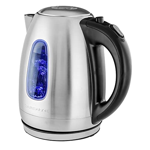Ovente Portable Electric Kettle - Fast Heating, Large Capacity, Safe