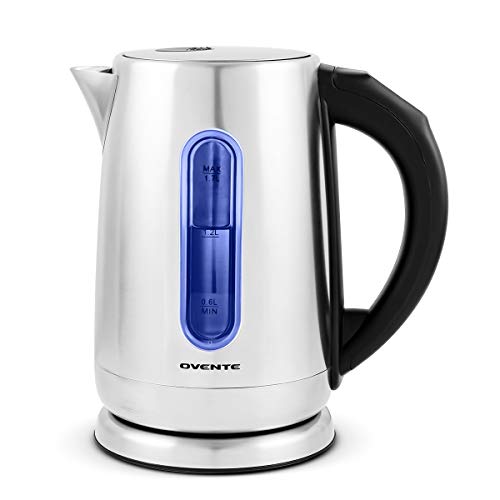Stariver Electric Kettle Gooseneck Kettle, 1.2L Water Kettle, BPA-Free, Pour Over Tea Pot Stainless Steel for Coffee & Tea with Fast Heating, Auto-shu