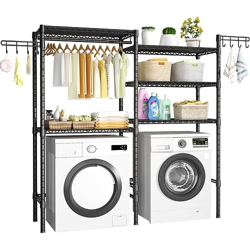 Over-the-Washer and Dryer Storage Shelf