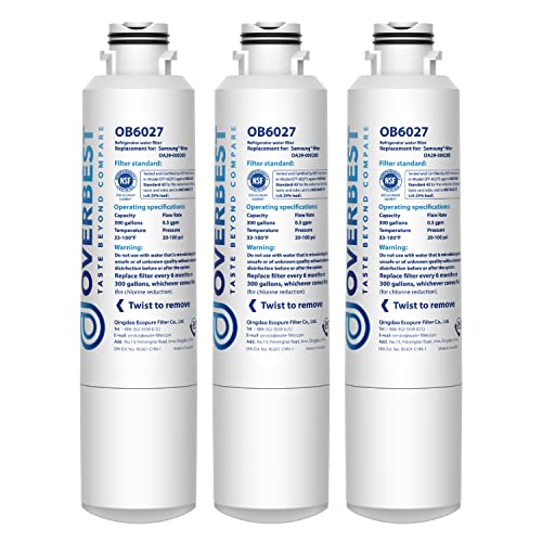 Overbest Refrigerator Water Filter, Replacement for Samsung