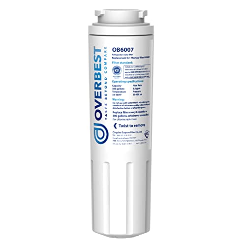 Overbest UKF8001 Replacement for Whirlpool Refrigerator Water Filter