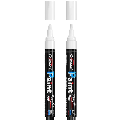 Overseas White Paint Pens Paint Markers - Permanent Acrylic Markers