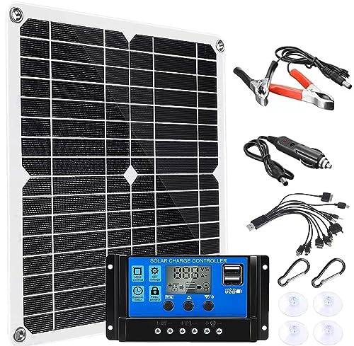 Ovfioaji 200W 12V Solar Panel Kit