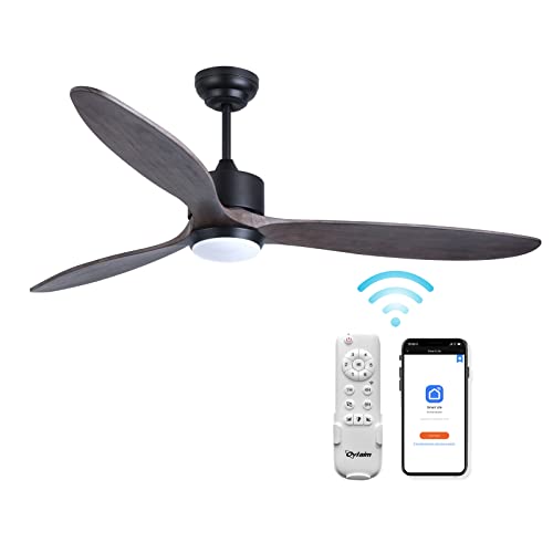 Ovlaim 60 Inch Ceiling Fan with Light and Remote