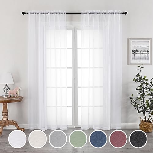 OWENIE Sheer Curtains - Light, Soft, and Elegant