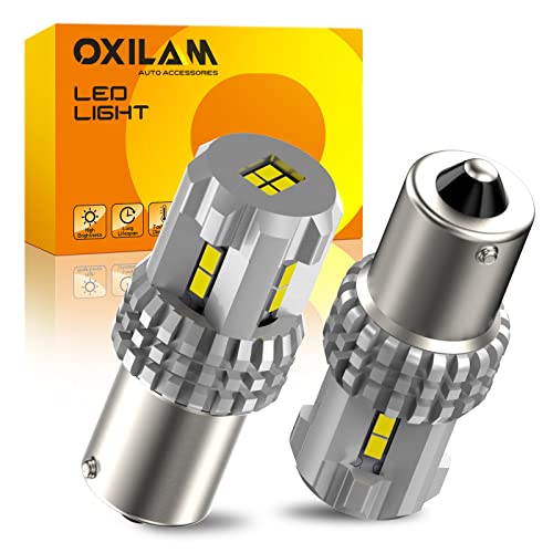 OXILAM 2023 1156 LED Bulbs, 6000K White, 400% Brightness, 2PCS