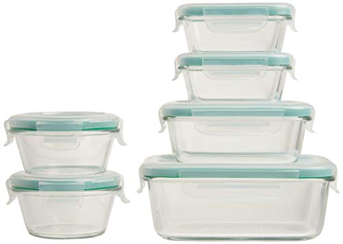 OXO Good Grips Smart Seal, 12 Piece Glass Container Set