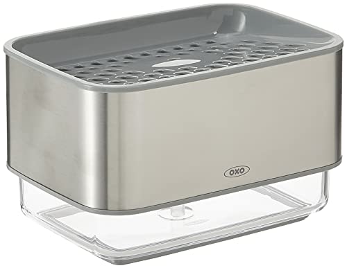 OXO Good Grips Stainless Steel Soap Dispenser, 15 fl oz