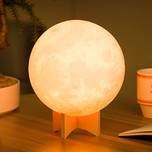 OxyLED Moon Lamp - 16 Colors 7.1 Inch 3D Print Moon Light