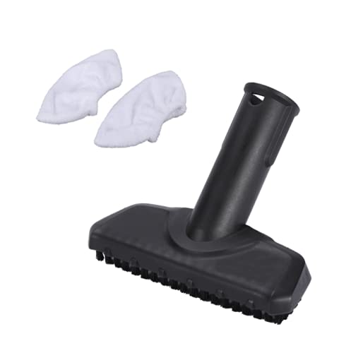 OYSTERBOY Steam Cleaner Hand Nozzle Tool Brush with Microfiber Mop Pads