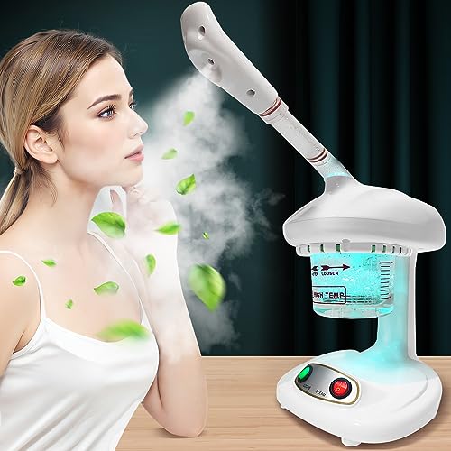 Ozone Facial Steamer with Extendable Arm and Deep Cleaning Capabilities