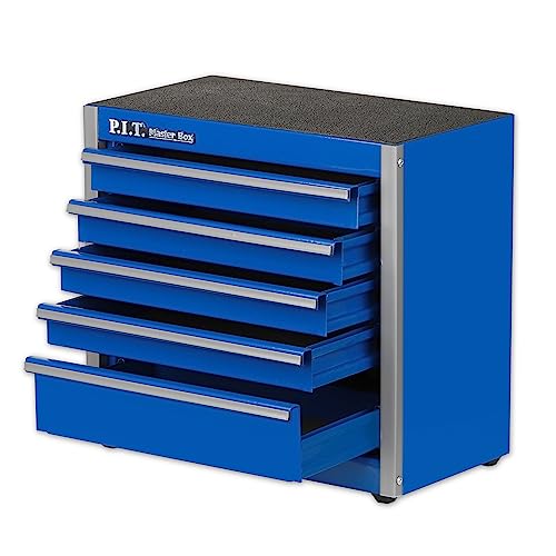 P.I.T. Portable Five-Drawer Steel Tool Box