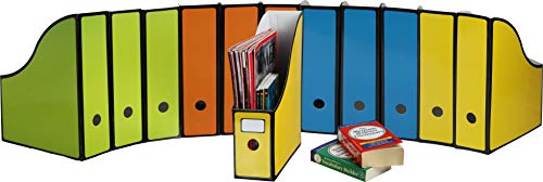 Pack of 12 Magazine File Holder Organizer Box