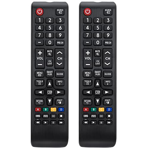 (Pack of 2) Universal Replacement Remote for Samsung Smart TVs