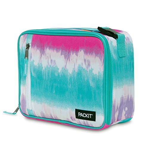 PackIt Freezable Classic Lunch Box Cooler, Tie Dye Sorbet