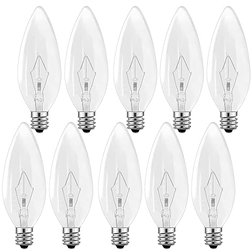 PaeorRorL 10 Pack Candle Light Bulbs