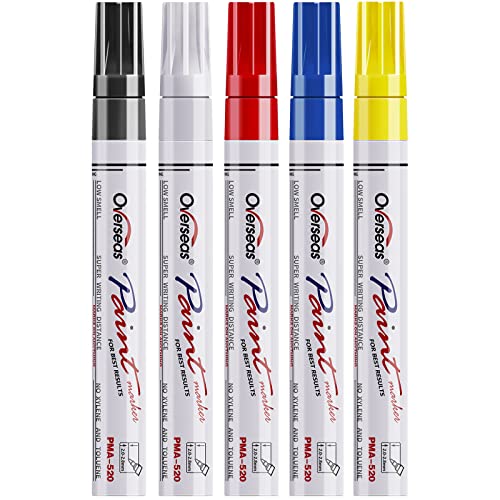 Assorted Color Oil Based Paint Marker Pens for Multiple Surfaces