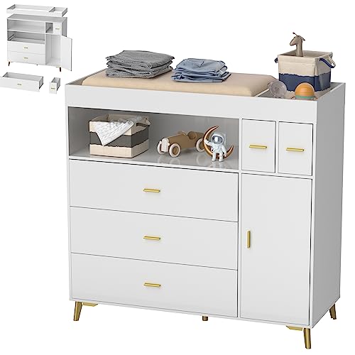 PAKASEPT Changing Table with Drawers