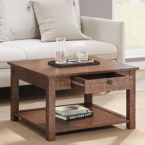 Panana Coffee Table with Drawer and Shelf - Stylish and Functional