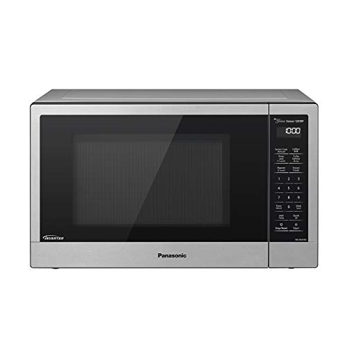Black+decker EM036AB14 Digital Microwave Oven with Turntable Push-Button Door, Stainless Steel, 1.4 CU.FT