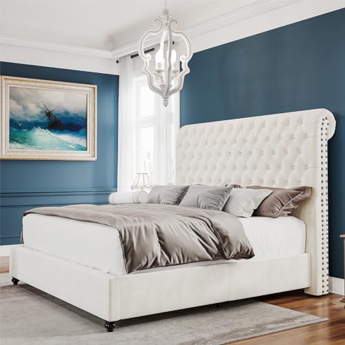 PaPaJet King Size Upholstered Bed Frame
