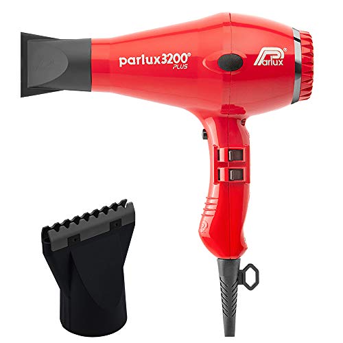 Parlux 3200 Plus Red Hair Dryer Bundle
