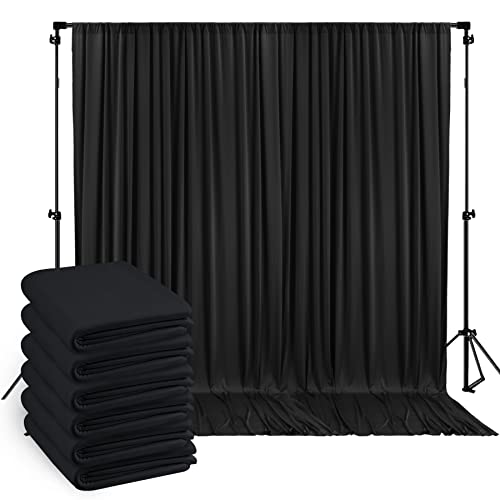Party Black Backdrop Curtain for Photography