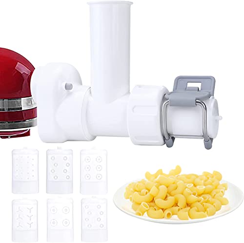 ZACME Kitchenaid Stand Mixer Pasta Attachment with 6 Shapes