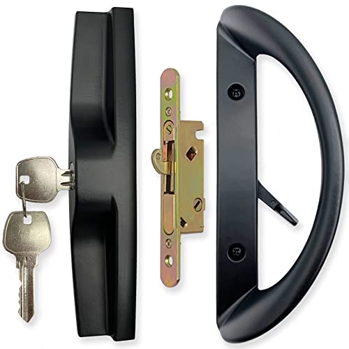 Patio Door Handle Set with Mortise Lock