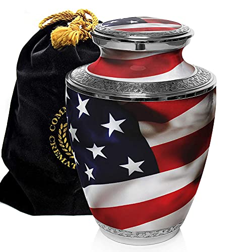 Patriotic Cremation Urns for Adult Male