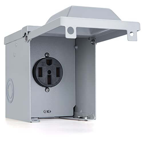 PAULINN 50 Amp RV Power Outlet Box