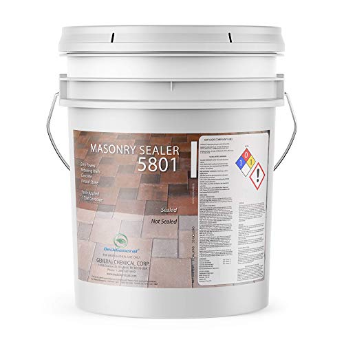 PaverGeneral Concrete Sealer - Clear Waterproof Sealant for Stone, Brick, and Mortar