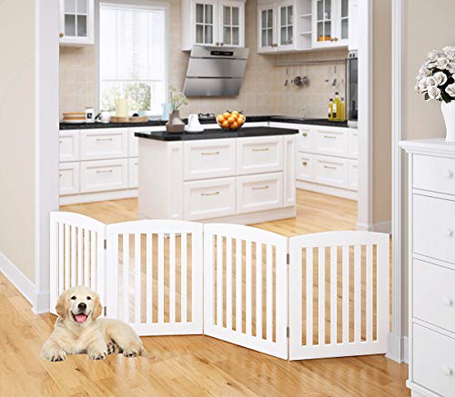 PAWLAND Wooden Pet Gate - Functional and Stylish