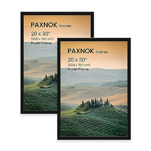 PAXNOK Black 20x30 Picture Frame Set of 2