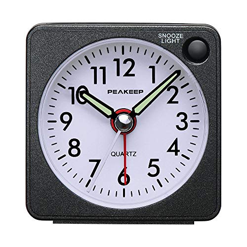 Peakeep Ultra Small, Battery Travel Alarm Clock