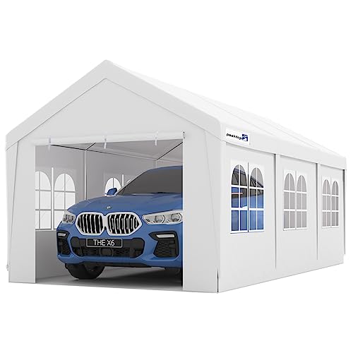 PEAKTOP OUTDOOR Carport Car Canopy - Reliable and Durable Storage Solution