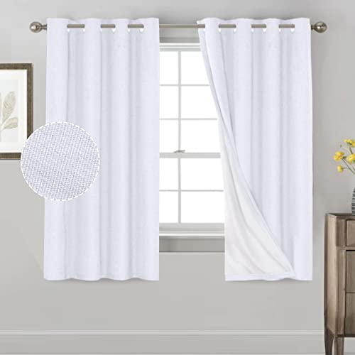 Pearl White Blackout Curtains