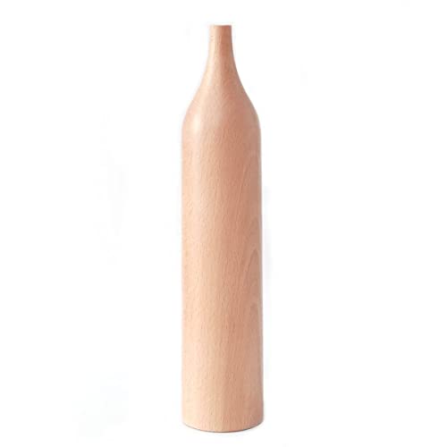 PEAULEY Natural Wooden Flower Vases