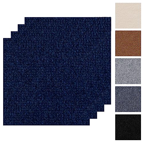 Peel and Stick Carpet Floor Tiles - 12 Tiles/12 sq Ft
