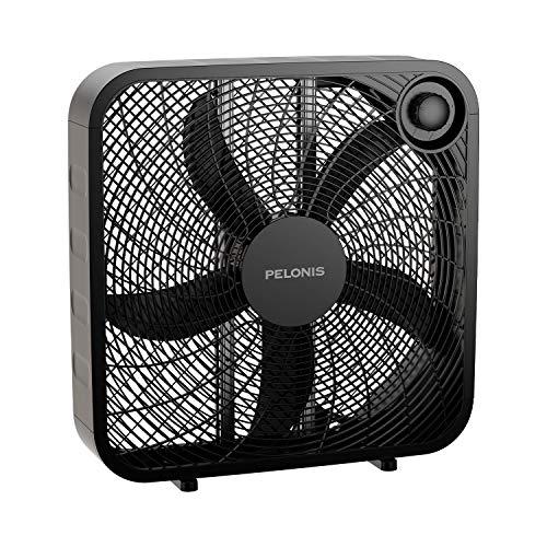 PELONIS 3-Speed Box Fan for Efficient Cooling