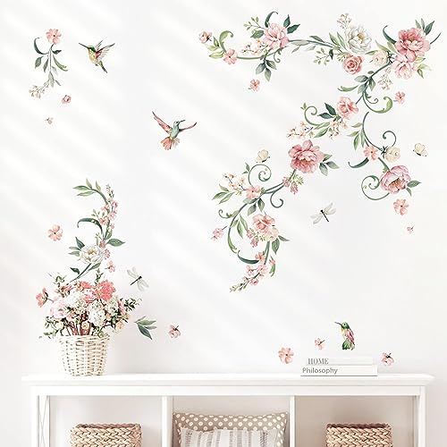 Peony Flower Wall Decals