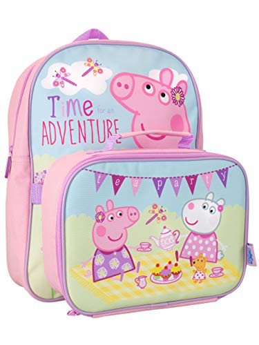 Peppa Pig Backpack and Lunch Box Set
