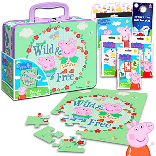 Peppa Pig Lunch Box with Puzzle Set